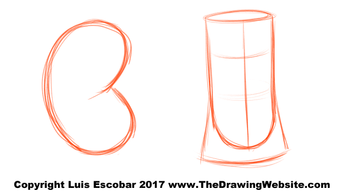 bean figure drawing